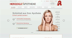 Desktop Screenshot of herzog-apo.de